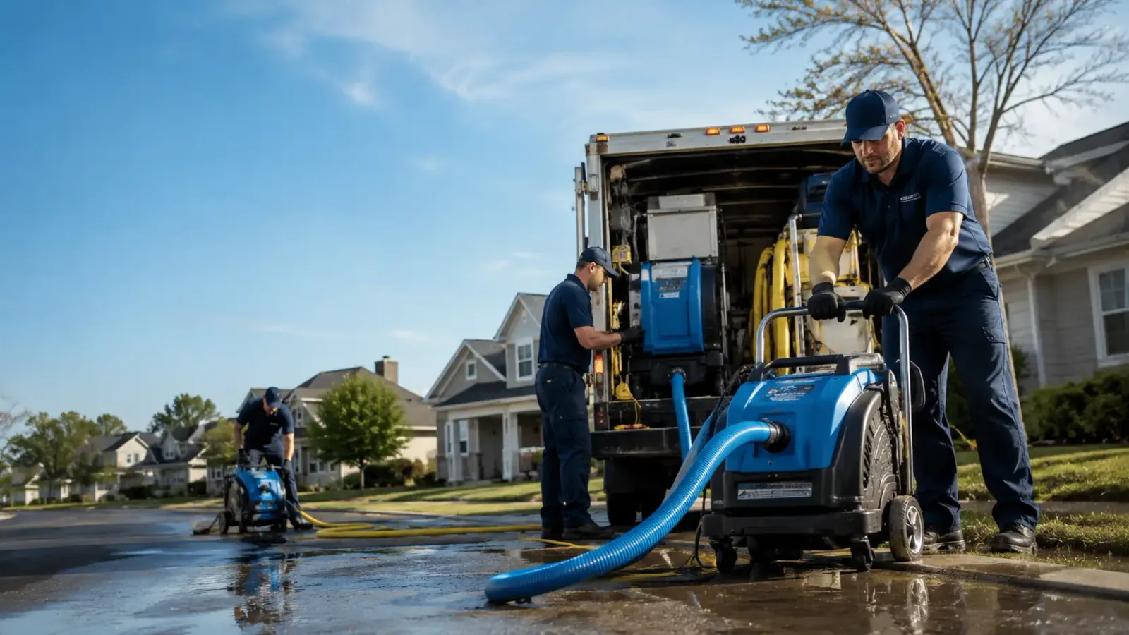 Flood Damage Cleanup in San Elizario, TX